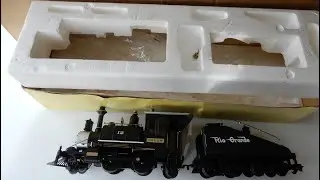 Unboxing Disappointing Live Steam RAILROAD ARISTO-CRAFT DENVER & RIO GRANDE LOCOMOTIVE G Scale 2-4-2