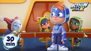 New Classmate Drama: Watts vs. Cold Snap! | Action Pack | Kids Tv Shows