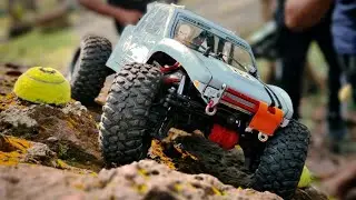 LCG TRX4 test gate siput park for competition 1/10 scale RC crawler