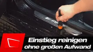 Auto Einstiegsleisten einfach und sicher reinigen - Einstieg reinigen mit APC geht auch zu Hause!