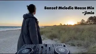 sunset relaxing melodic house mix at gjerrild beach, denmark - jiminoo