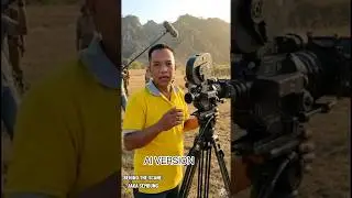 The shooting process for the film Jaka Sembung and Dewi Samudra