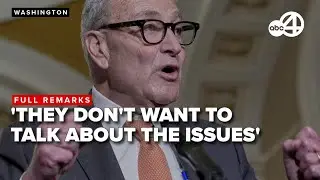 Chuck Schumer's full remarks on pending government shutdown