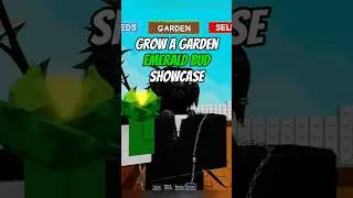 Grow a garden emerald bud showcase #growagarden #roblox #robloxgrowagarden