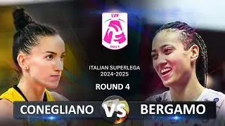 Conegliano vs Bergamo | Italian Volleyball LVF SerieA1 2024/2025