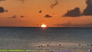 Enjoy the sunset one last time from Mullet Bay - Sint Maarten 🇸🇽