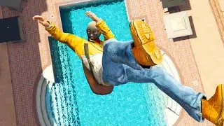 GTA 5 Epic Ragdoll Fails & Jumps vol.143 (Funny Falls)