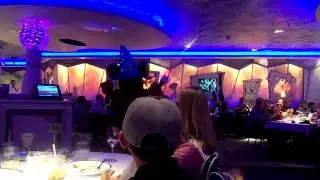 Dinner in Animators Palate on the Disney Wonder