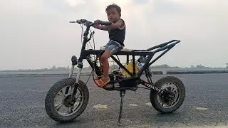 Scooty Se E-Bike Banai ! ⚡ Cheapest DIY Electric Bike | 50% Complete Build