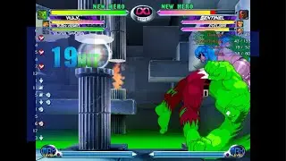 MvC2 unoptimal Hulk style combo?