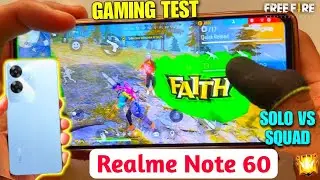 Realme Note 60 Free Fire Test | Realme Note 60 FF Gameplay Test | Realme Note 60 Gaming Test |