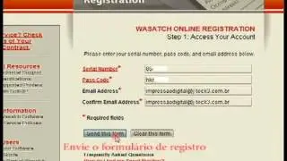 Registro Online Wasatch SoftRip