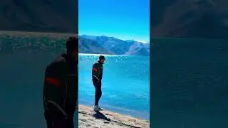 Pangong lake ka najara 💫 #shorts #pangonglake #explore #viral #trending #ladakh #travel #viralvideo