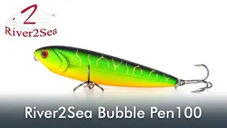 River2Sea Bubble Pen 100 - Underwater (Lure Action)