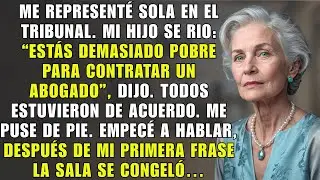 Mi Hijo Se Río Cuando Me Vio Representándome Sola En El Tribunal. Pero Su Sonrisa No Duró Mucho.