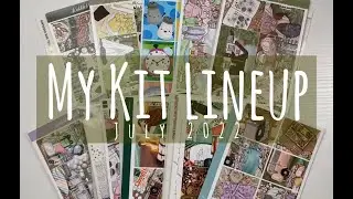 My July 2022 Kit Lineup || Ft. Caress Press, Scribble Prints Co, Plannahannah & More!