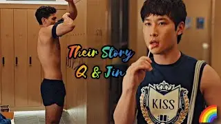 Gay BL Love Story of Q and Jin from Netflix Series XO Kitty