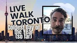 LIVE WALK TORONTO - EASTSIDE and Back Again - the Coldest Day of the Year (So Far)