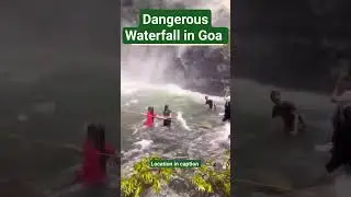 Most Dangerous Waterfall in #Goa Mainapi #waterfall netravali | Travel Places #india #nature #viral