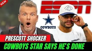 NFL EXPLODES! Dak Prescott OFFICIALLY CONFIRMS Departure From COWBOYS! | Dallas Cowboys News