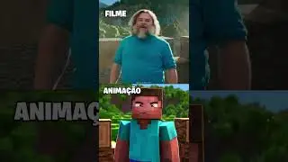 Minecraft - Eu Sou O Steve Filme VS Anima&ccedil;&atilde;o