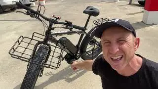 Electric Fat bike for Fishing trips