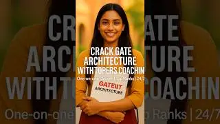 🎯 Prepare & Get Top Rank in GATE AR Exam by Best🏅Coaching Institute in Bangalore| #gatearchitecture