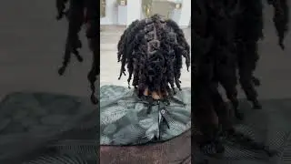 🔥men&rsquo;s loc retwist w/ 2 strand twist🔥 #locs #locjourney #locstyles #twostrandtwist