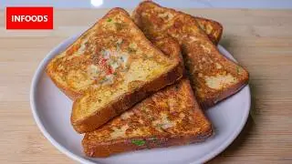 Рецепт пикантных тостов | Как приготовить тосты на завтрак | Infoods