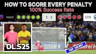 How To ALWAYS Score A Penalty Kick In DLS25 (New Hack) 🤫