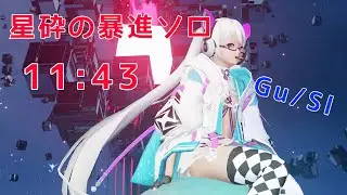 【PSO2NGS】星砕の暴進 ダリオンソロ Gu/Sl 11:43