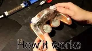 Shinewave - Reactive Gamecube Controller LED mod
