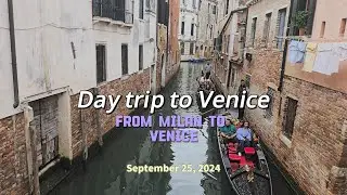 One day trip to Venice. Trip from Milan.Episode 1.
