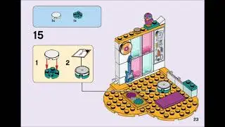 Lego Friends 41341 - Andrea's Bedroom - Building Instructions