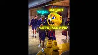 Lamine Yamal And Nicki Nicole Vs Mascot 😂