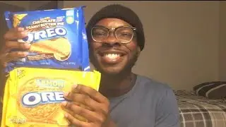 Обзор печенья Oreo (лимонный крем и шоколадный арахисовый пирог)
