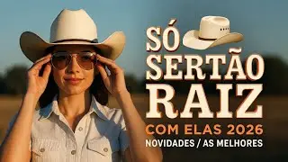Só Sertão Raiz – COM ELAS 2026 Lançamentos | As Mais Tocadas do Ano! 🔥