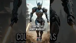 Countries as Robot Warriors  #midjourney #srilanka #aifusion #aiart