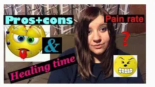 Eyebrow piercing experience | Pros+Cons Pain rate and healing time Scar damage