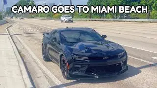 ❗ CRAZY DRIVING TOUR IN MIAMI BEACH WITH A CAMARO SS!