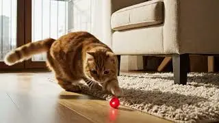 Cat Chases Red Dot Video #shorts #viral