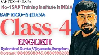 S/4HANA Introduction Class-4,SAP S/4HANA Course For Beginners,SAP S/4HANA full course,sap fico class