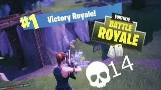 Fortnite Battle Royal : 14 kill Solo Win!