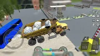 Heavy Cargo Truck Struggles on Mountain Roads 😱 | Extreme Off-Road Driving 