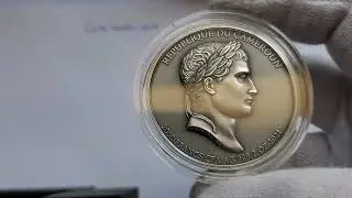 2021 2000 Francs Cameroon 200TH ANNIV. OF NAPOLEON BONAPARTE 2 Oz Silver Coin.    #art #coin #silver