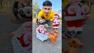 RC Santa Claus Safari Sleigh And Reindeer gift Box Unboxing
