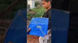 KITE FIGHTING🔥with mini Kite Flying in rain❤️🪁#trending #kiteflying #youtubeshorts #viral #shorts