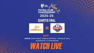 Juggernaut FC vs Corbett FC | AIFF Futsal Club Championship 2024-25 Quarter Final | LIVE
