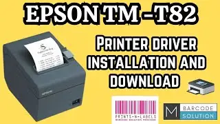 Epson TM-T82 Printer driver Installation online setup