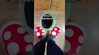 Es mi infancia en unas pantuflas 🥹&hearts;️. #mariobros #nintendo #mariokart #supermario #pantuflas.